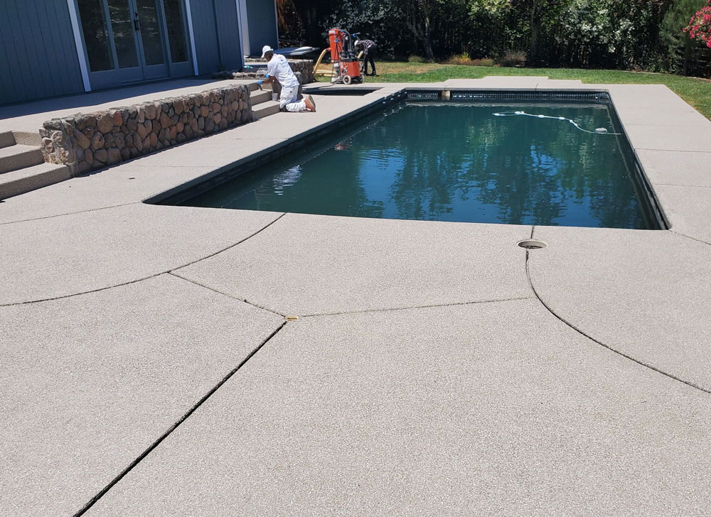 Concrete Pool deck